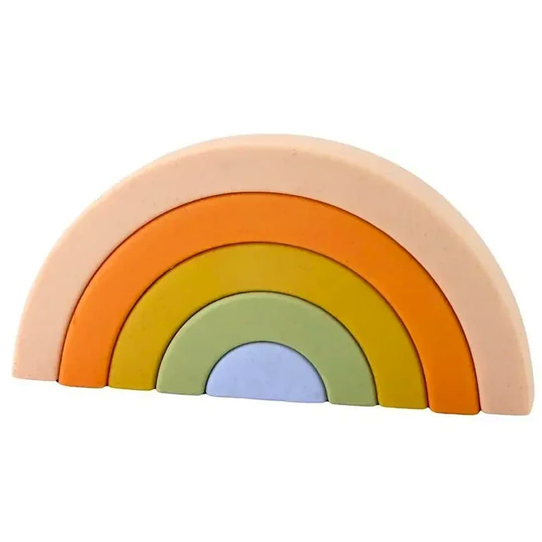 Arc-en-ciel à empiler pour enfants, 5 pièces