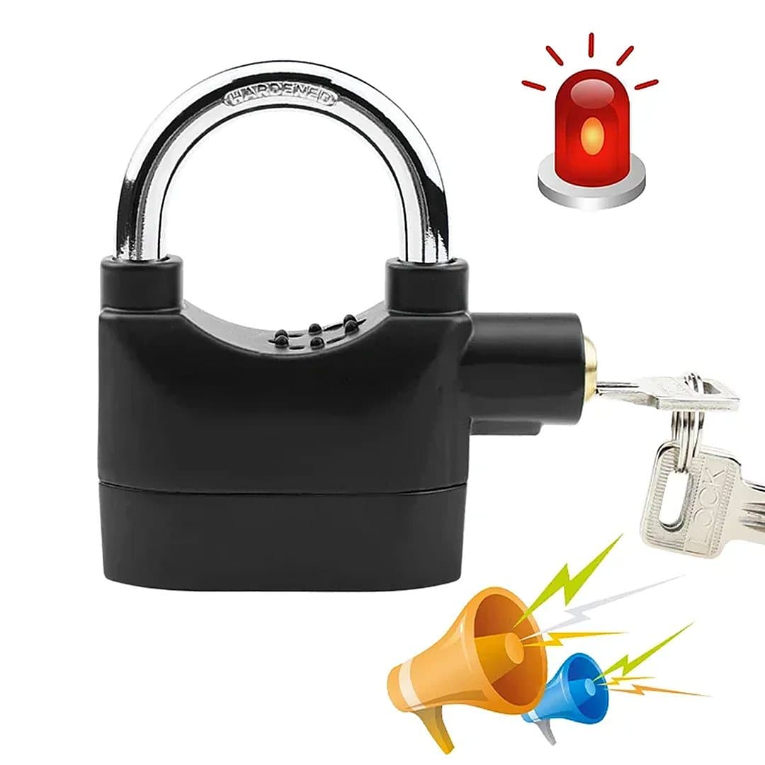 Cadenas antivol avec alarme sonore