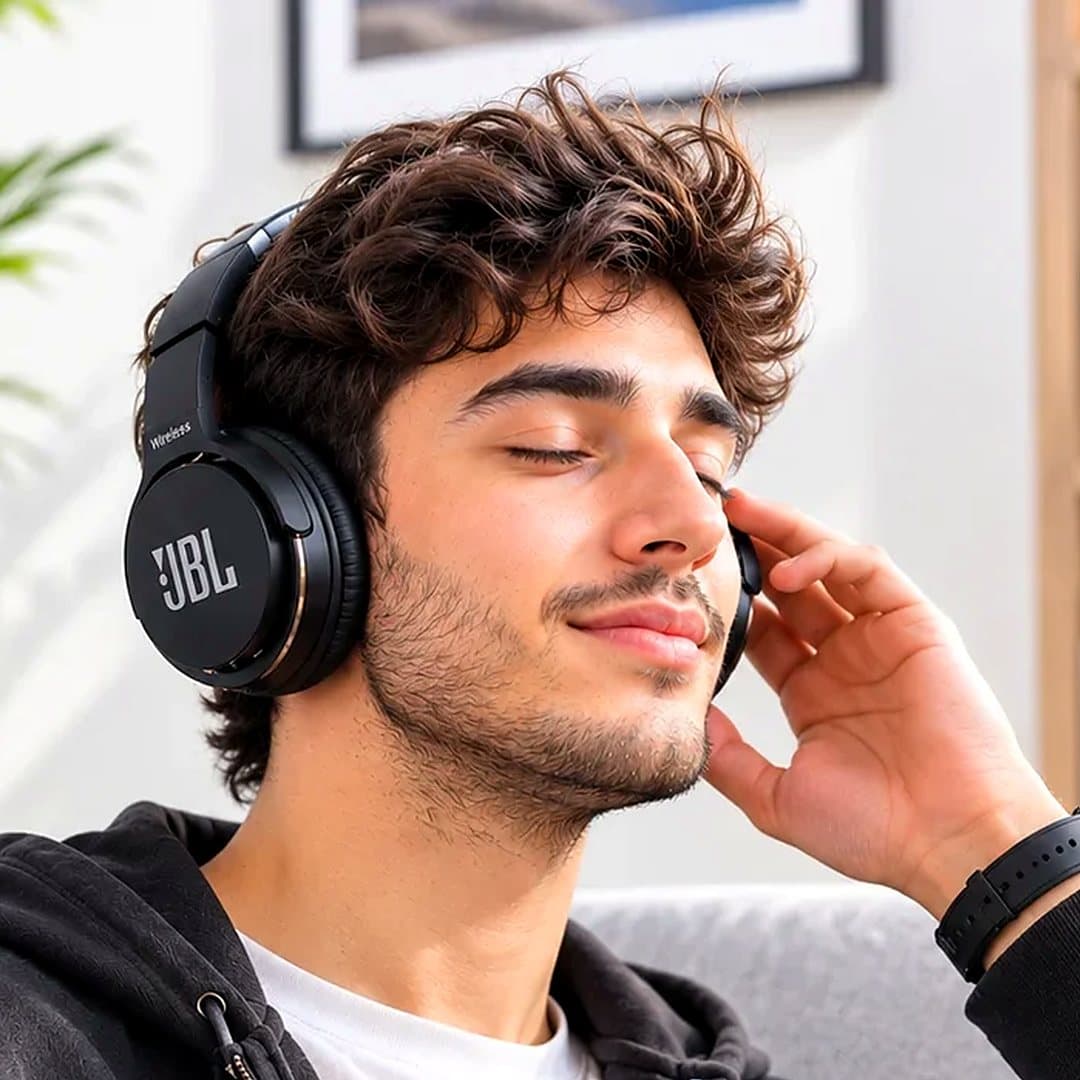 Casque Bluetooth sans fil avec radio FM et lecteur MP3
