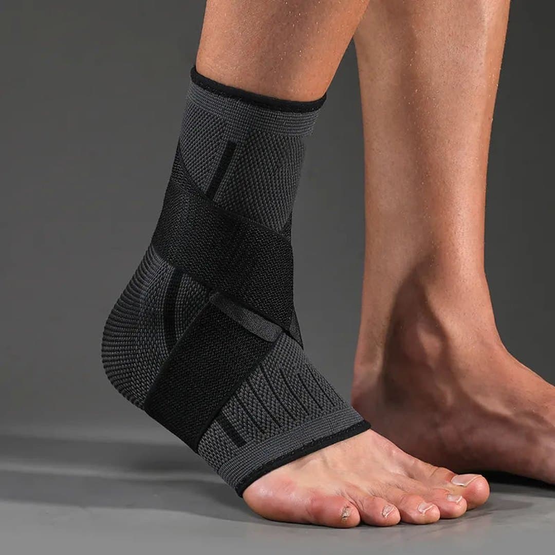 Chevillère de compression à sangle croisée