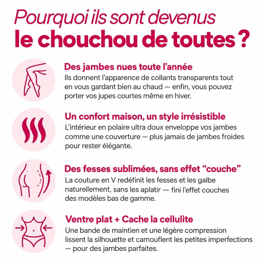 Pourquoi les femmes adoptent le collant polaire push-up