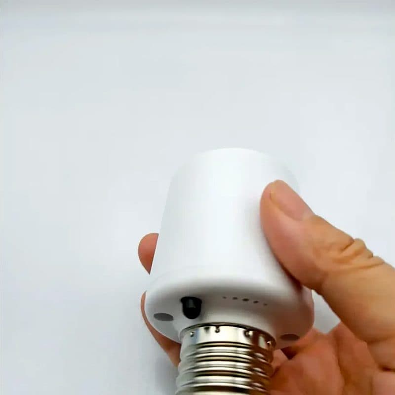 Se visse dans la lampe