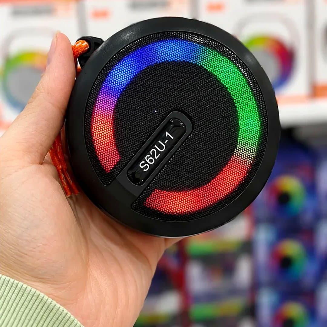 Enceinte Bluetooth RGB portable S62U-1