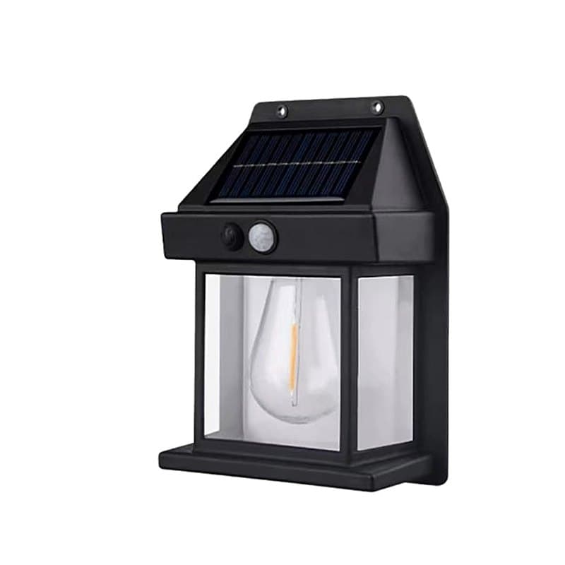 Panneau solaire et détecteur sur le dessus
