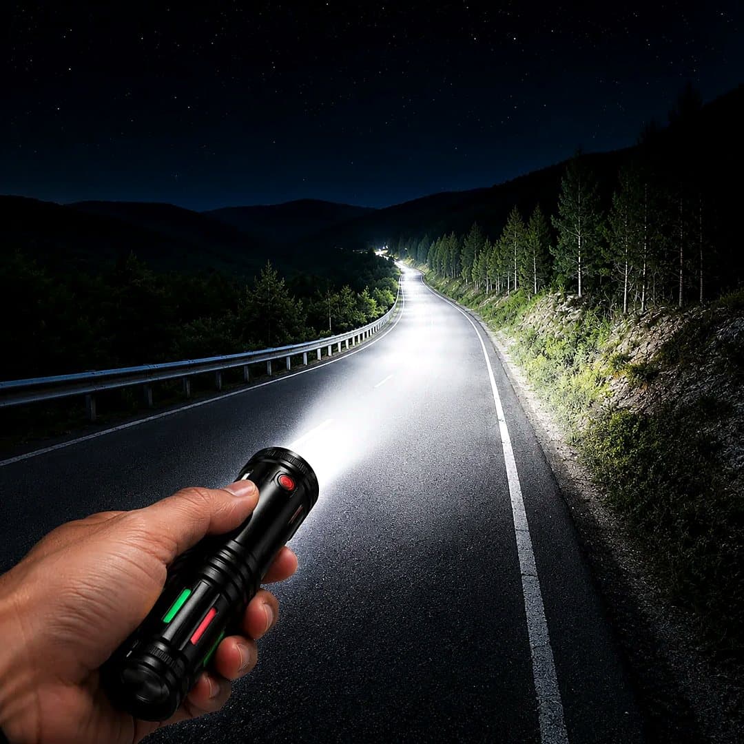 Lampe torche puissante rechargeable Type-C