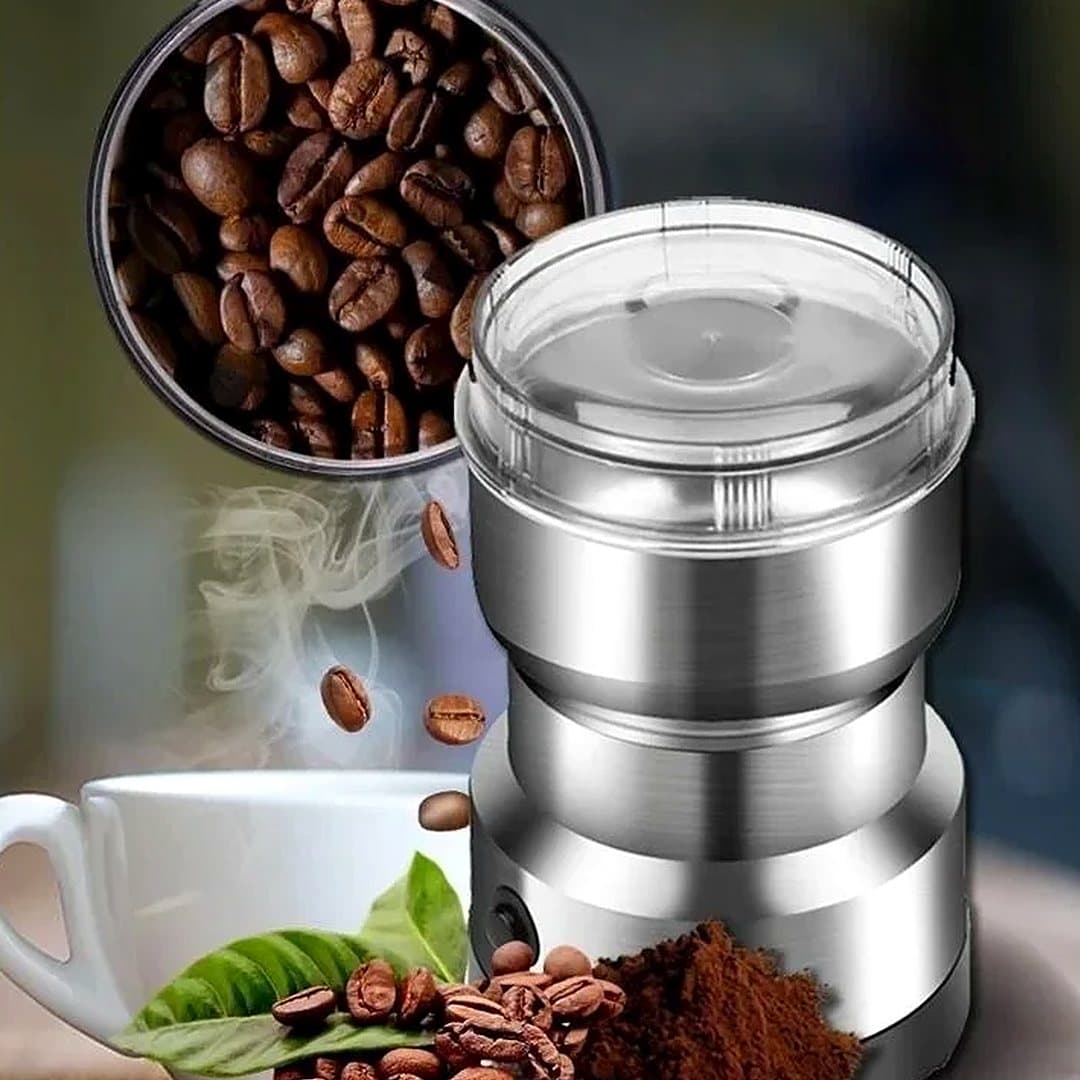 Moulin électrique inox pour café et épices