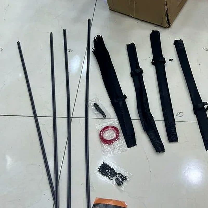 Les pièces du kit