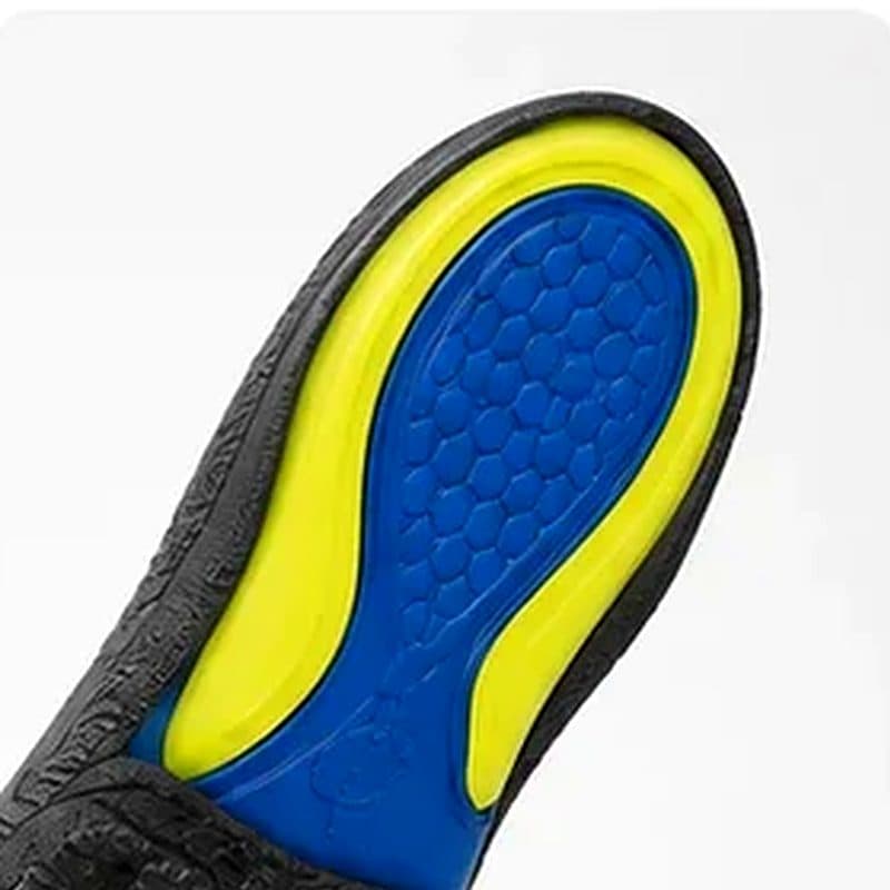 Gel bleu et jaune