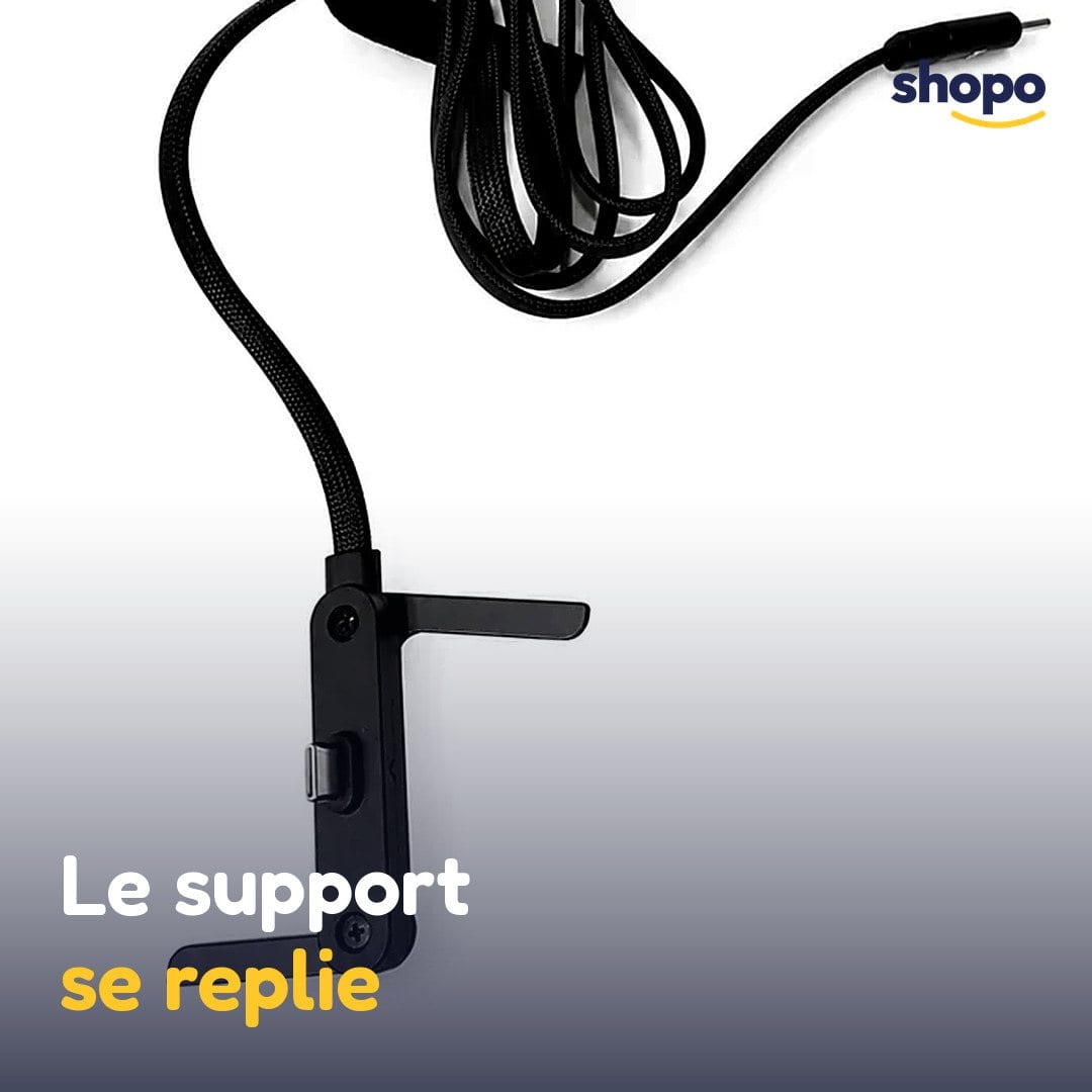 Câble Type-C avec support téléphone pliable, photo 5
