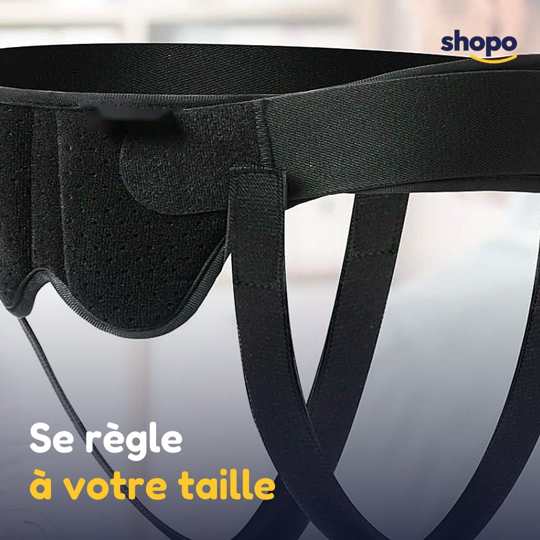 Ceinture herniaire homme/femme, 2 coussinets amovibles, photo 4