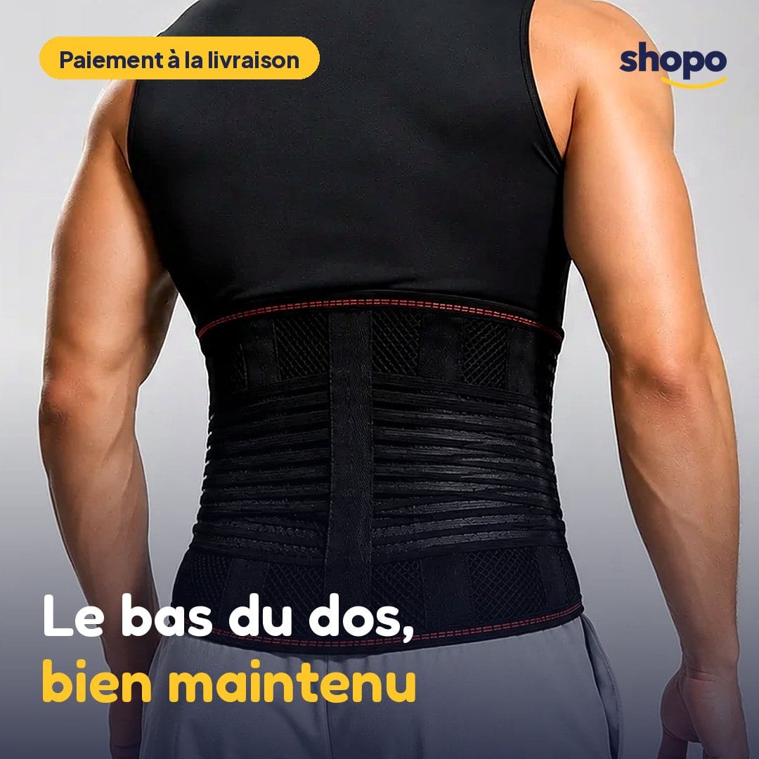 Ceinture lombaire à compression et renforts latéraux, photo 1