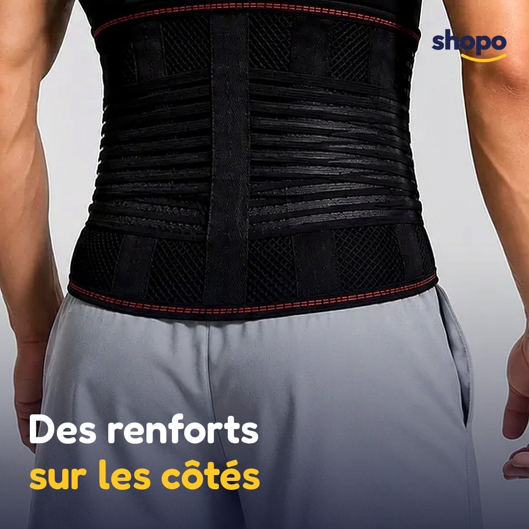 Ceinture lombaire à compression et renforts latéraux, photo 4
