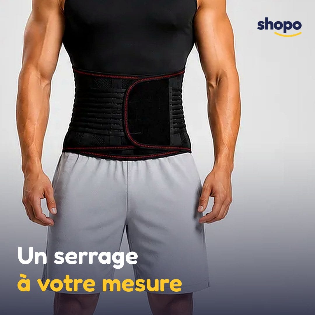 Ceinture lombaire à compression et renforts latéraux, photo 5