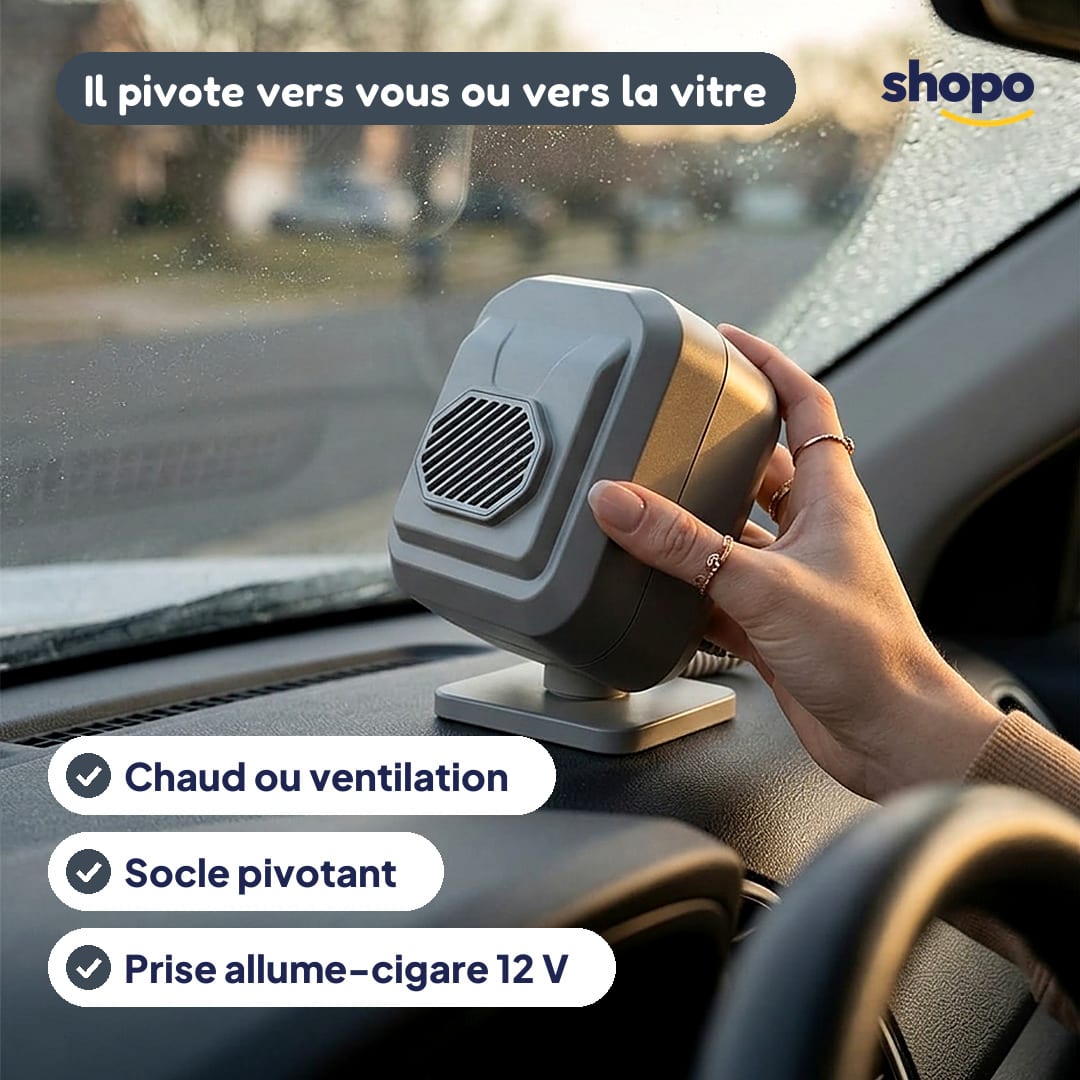 Chauffage et dégivreur de voiture 12 V, photo 2