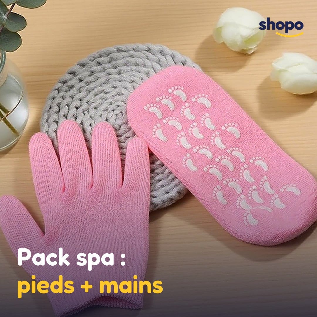 Chaussettes hydratantes au gel, effet spa, photo 5