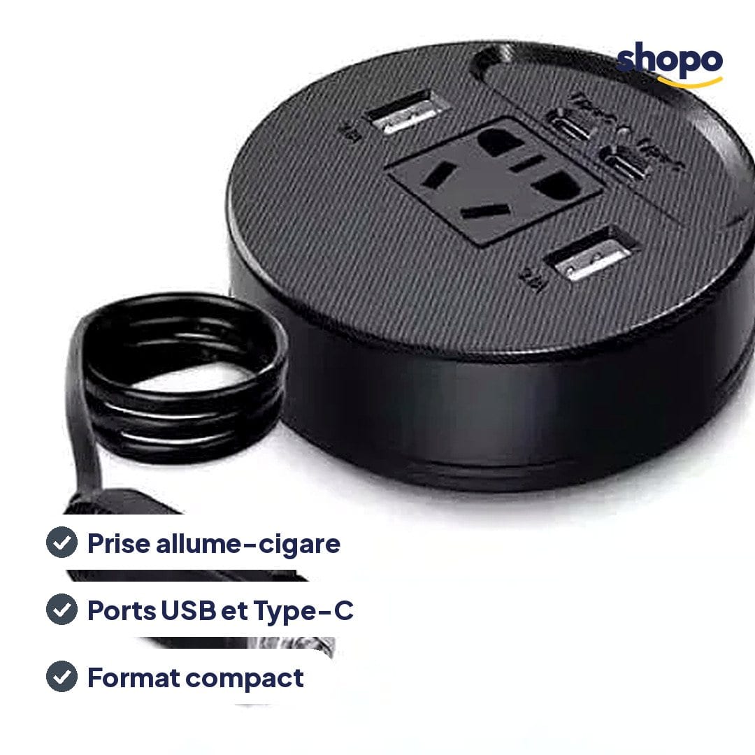 Convertisseur de voiture 150 W avec prise et USB, photo 2