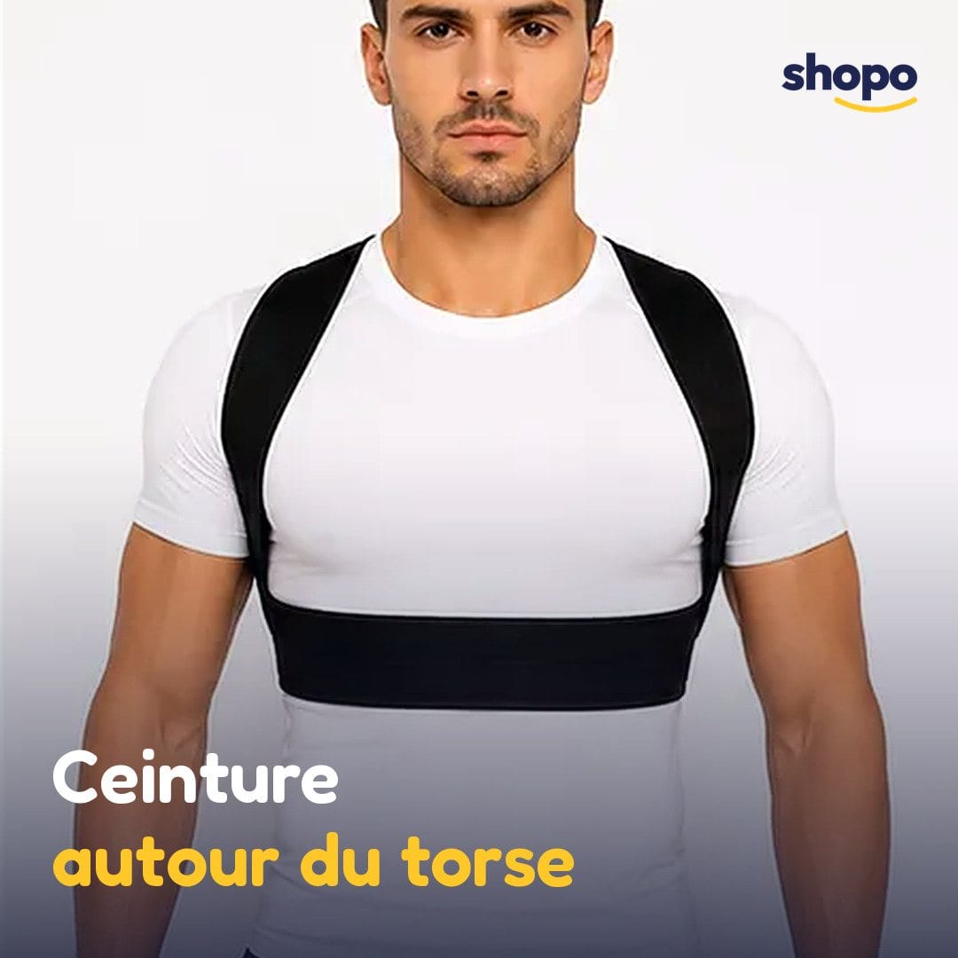 Correcteur de posture dos, panneau mesh et sangles, photo 5