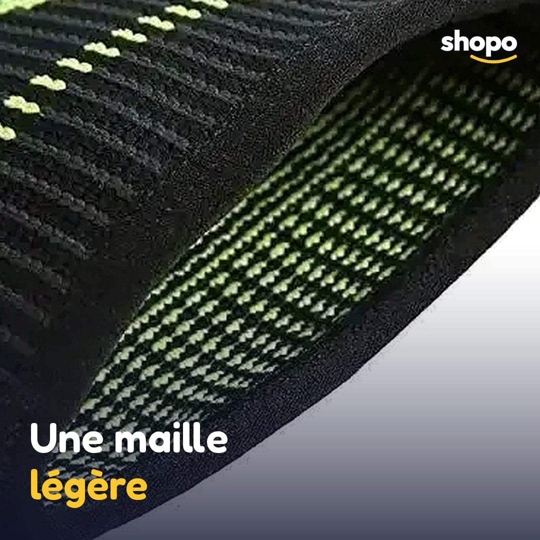 Coudière longue de sport, noire et verte, photo 4