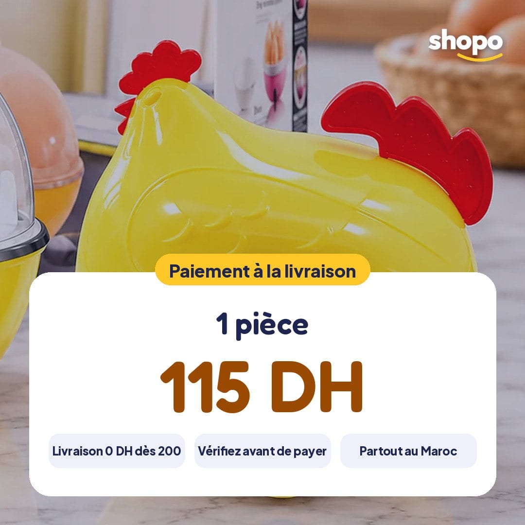 Cuiseur à œufs électrique en forme de poule, photo 6