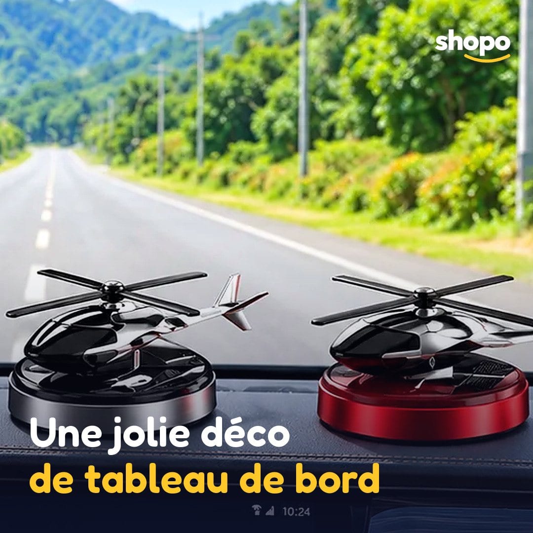 Diffuseur de parfum voiture hélicoptère solaire, photo 5