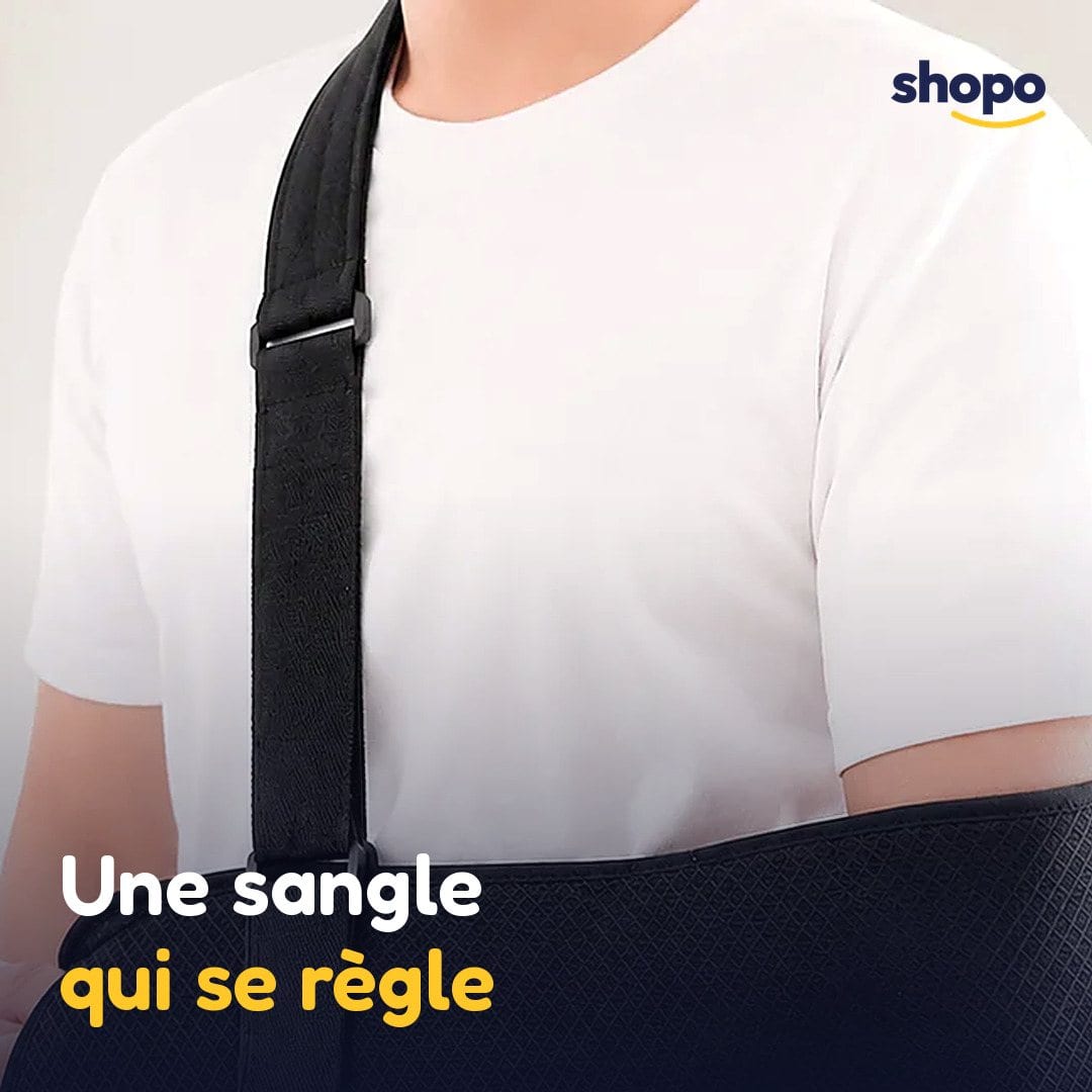 Écharpe de maintien pour bras, noire, photo 4