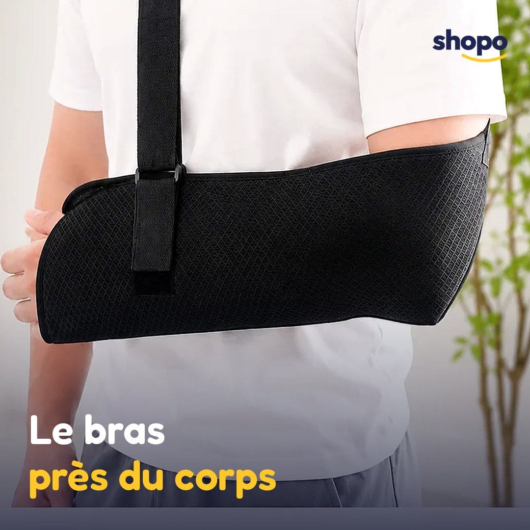 Écharpe de maintien pour bras, noire, photo 5