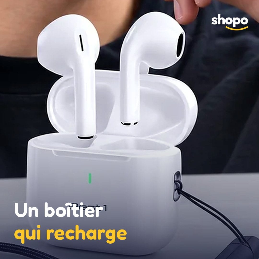 Écouteurs Bluetooth sans fil EB-20 avec boîtier, photo 4