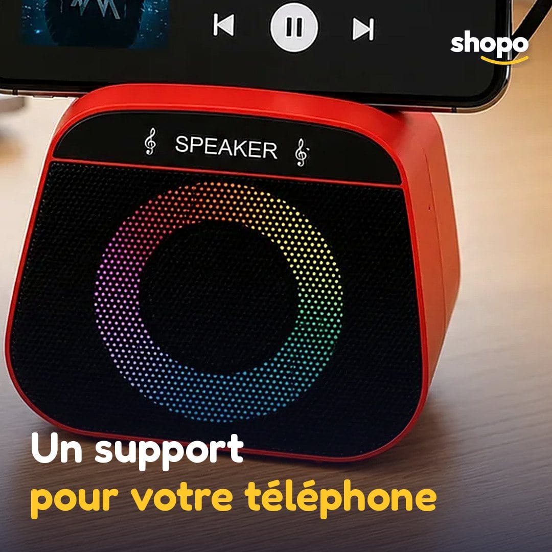 Enceinte sans fil H-922 avec support téléphone, photo 4