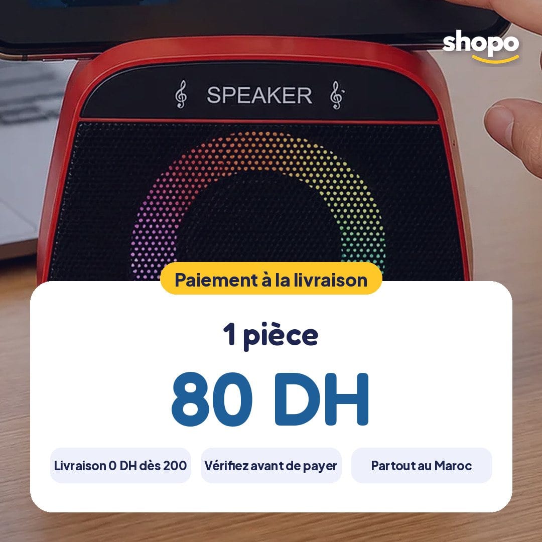 Enceinte sans fil H-922 avec support téléphone, photo 6