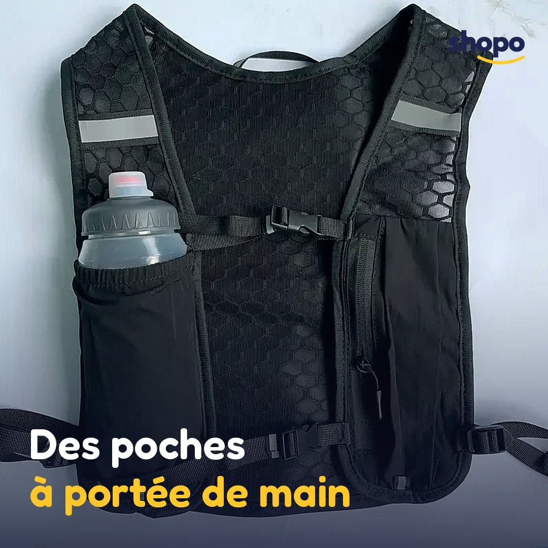 Gilet de running et randonnée avec poches, photo 4