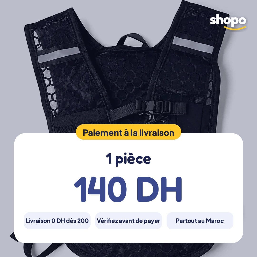 Gilet de running et randonnée avec poches, photo 6