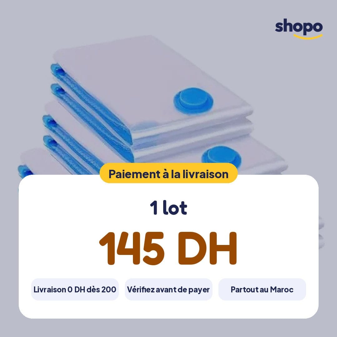 Housses de rangement sous vide pour vêtements, lot de 10, photo 6