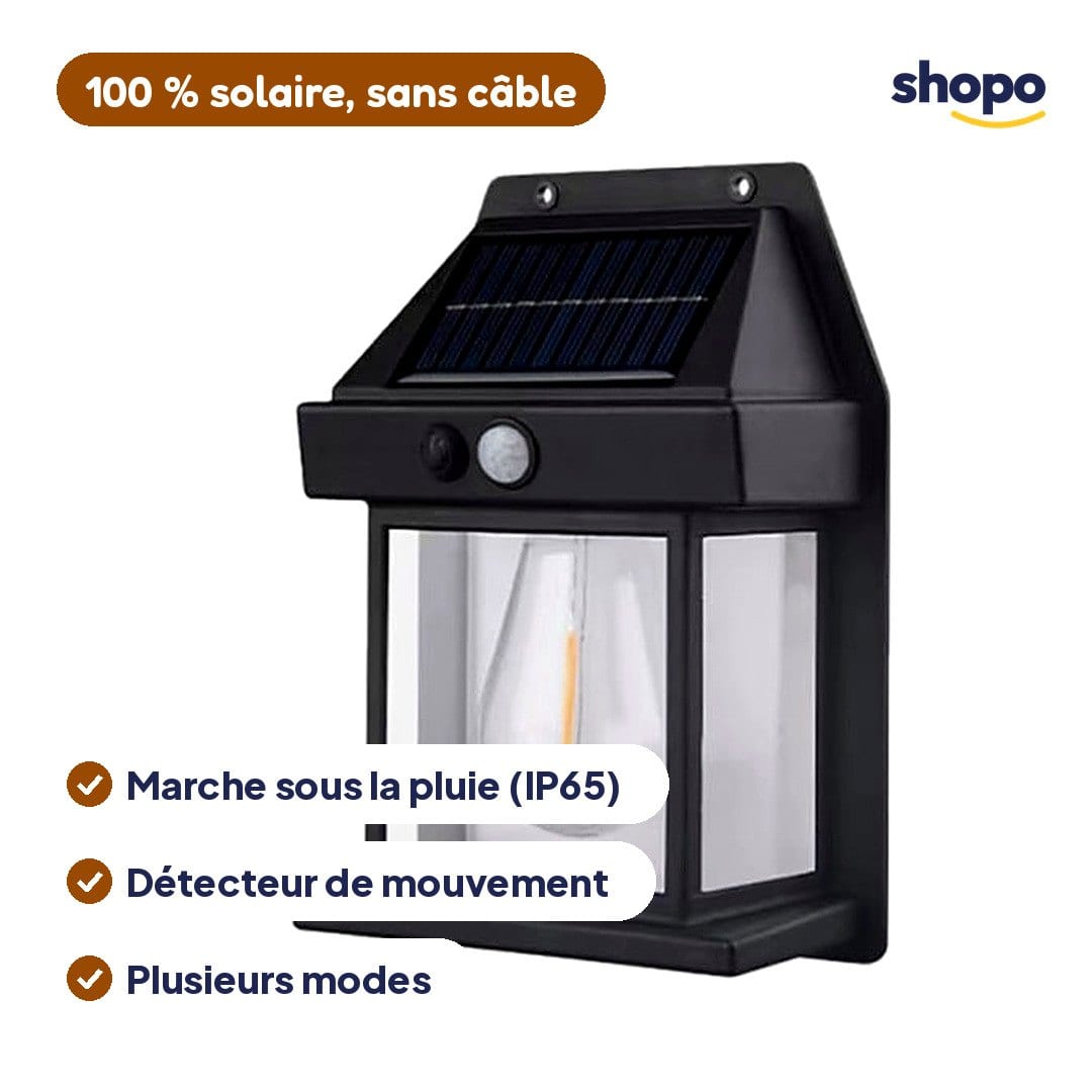 Lampe solaire murale à détecteur de mouvement, photo 2