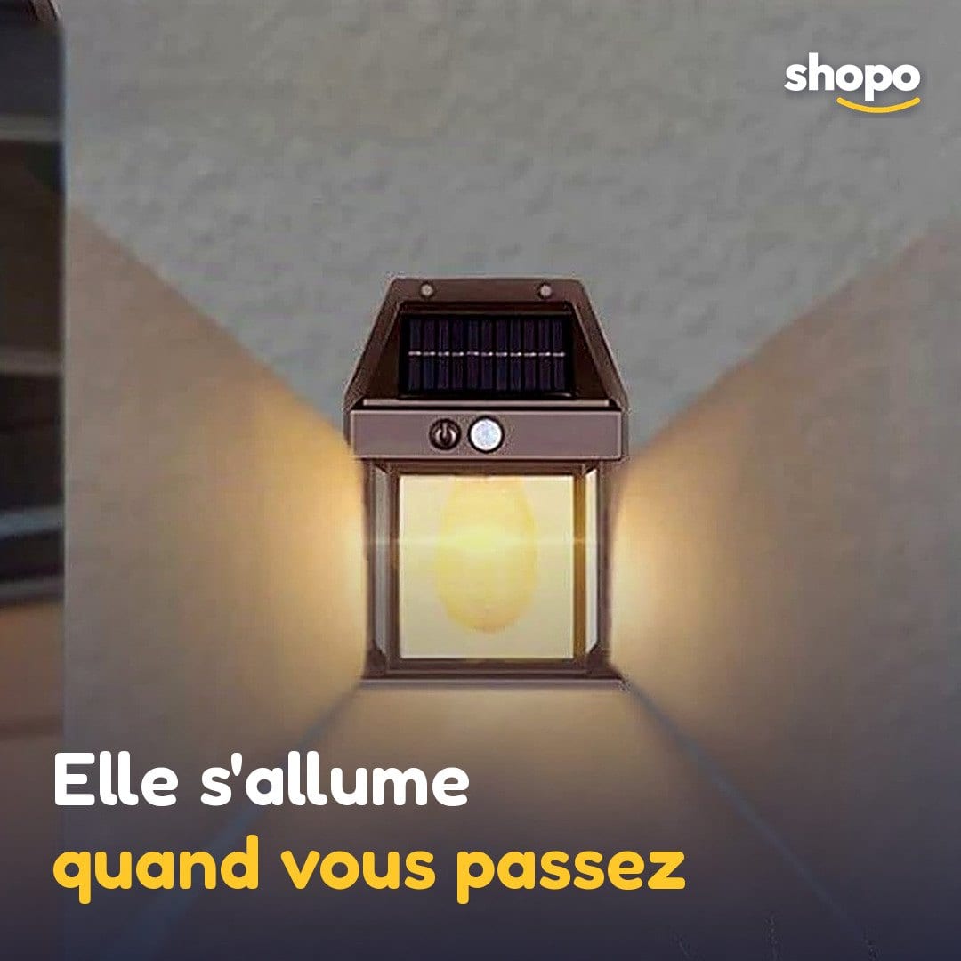 Lampe solaire murale à détecteur de mouvement, photo 4
