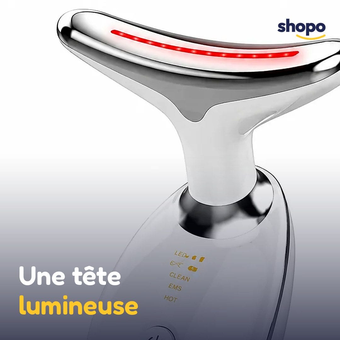 Appareil de massage visage et cou ES-1081, lumière LED, photo 4