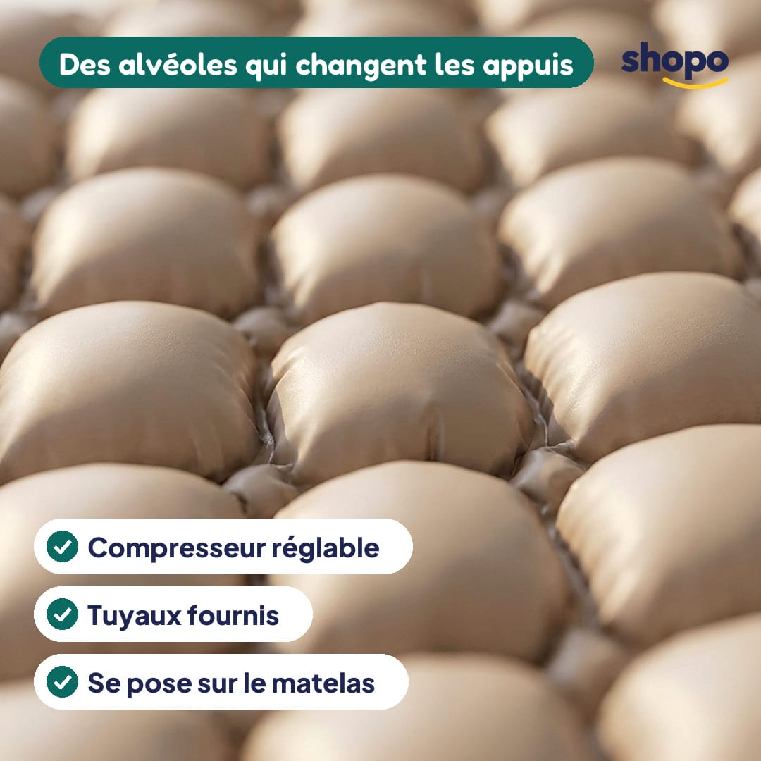 Matelas anti-escarres à air avec compresseur, photo 2