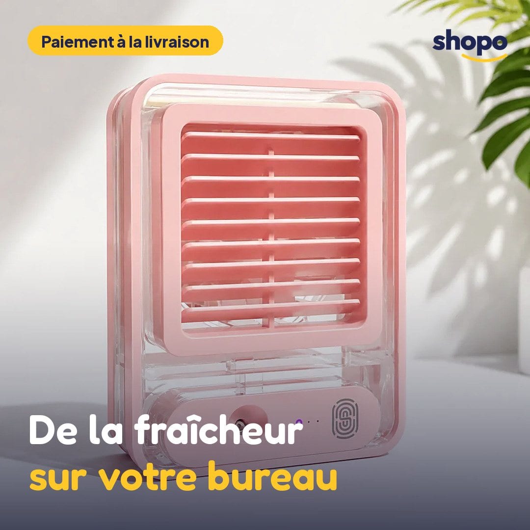 Mini refroidisseur d'air de bureau avec réservoir d'eau, photo 1