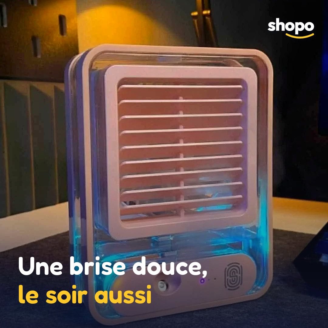 Mini refroidisseur d'air de bureau avec réservoir d'eau, photo 4