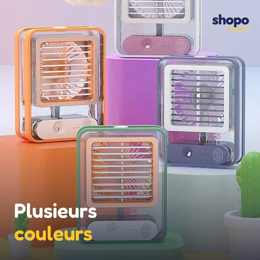 Mini refroidisseur d'air de bureau avec réservoir d'eau, photo 5
