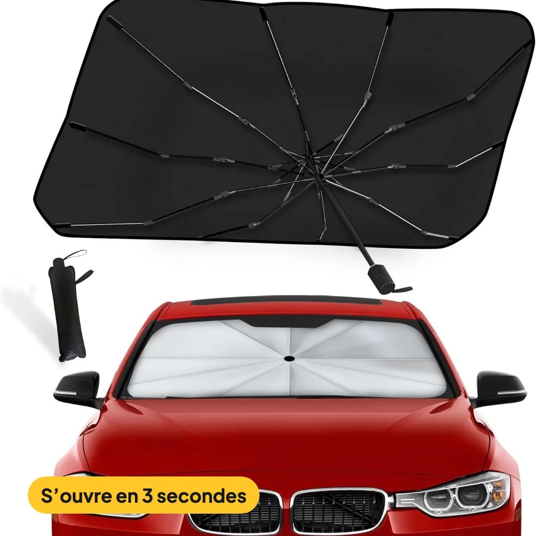 Pack Auto Confort 4-en-1 : parasol, aspirateur, support chargeur, mousse, photo 3
