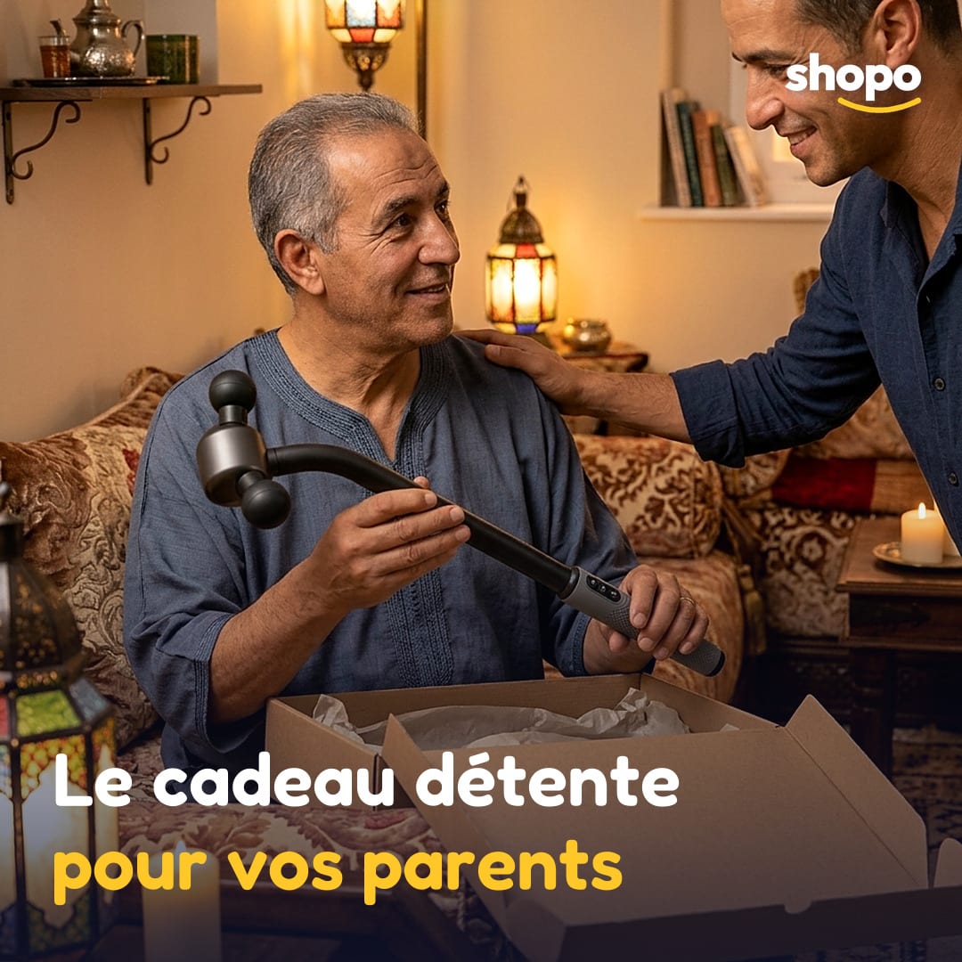Pistolet de massage à long manche, cou et dos, photo 5