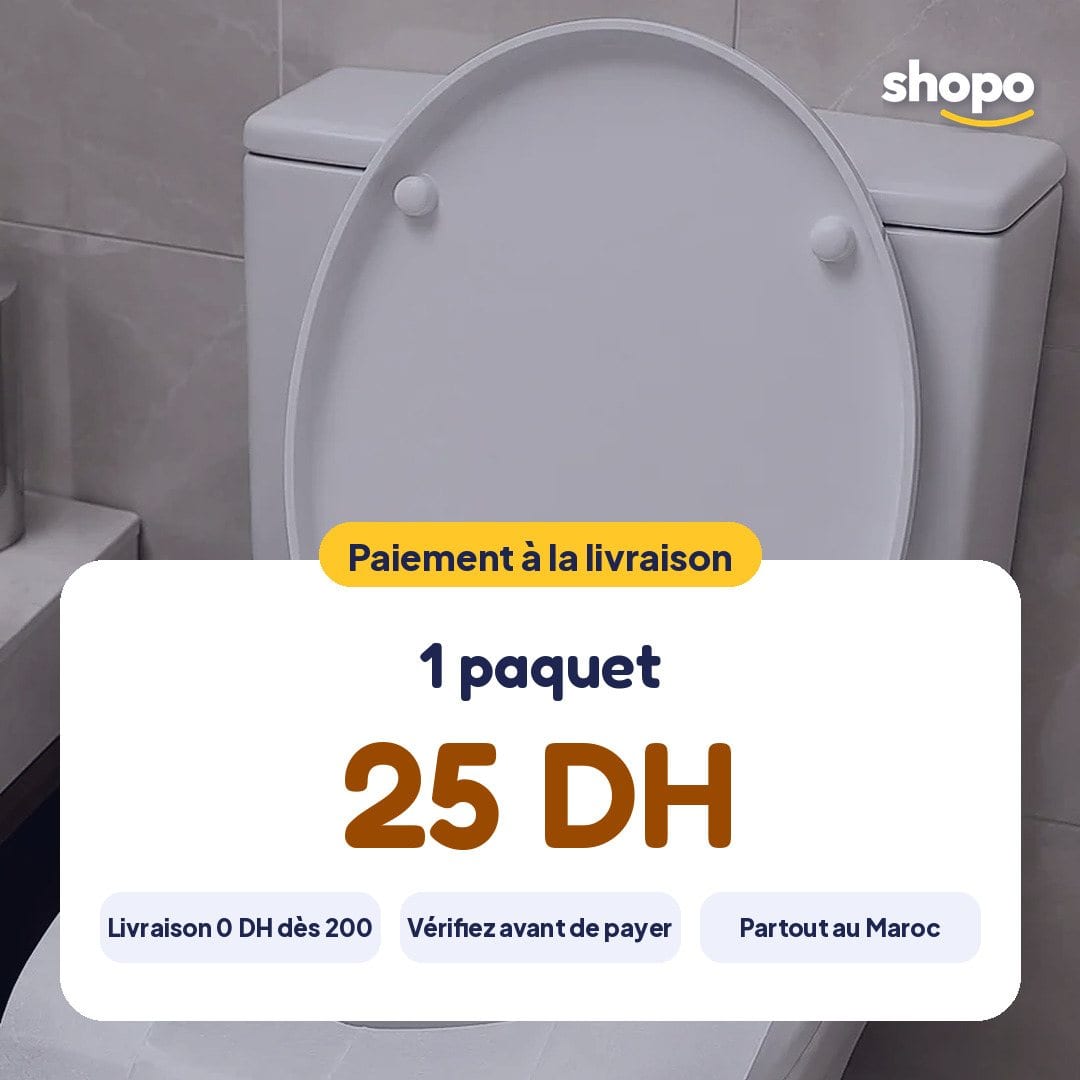 Protections jetables pour siège de toilette (10), photo 6
