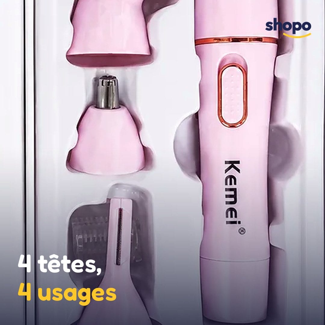 Rasoir électrique femme Kemei KM-2715 4 en 1, photo 4