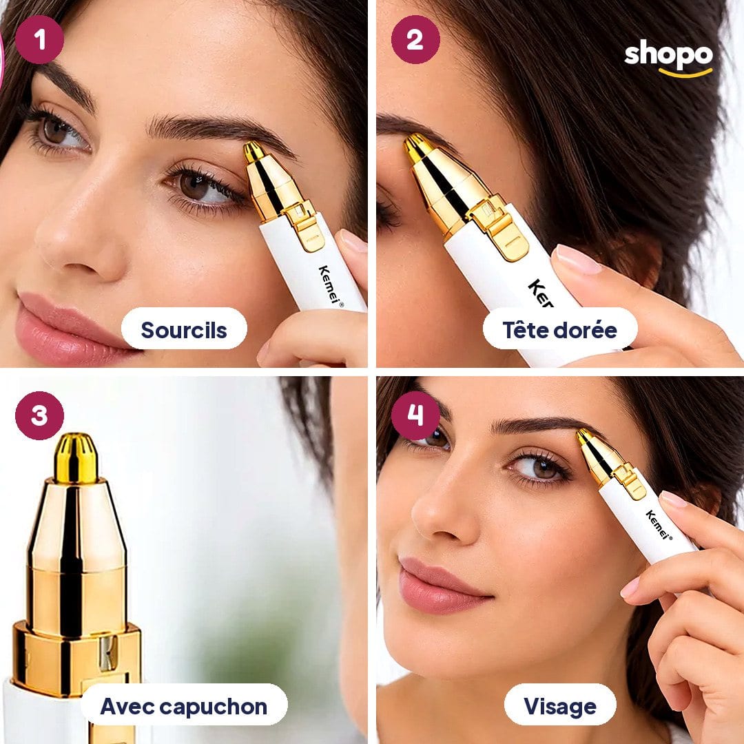 Rasoir sourcils et visage pour femme Kemei KM-6667, photo 3