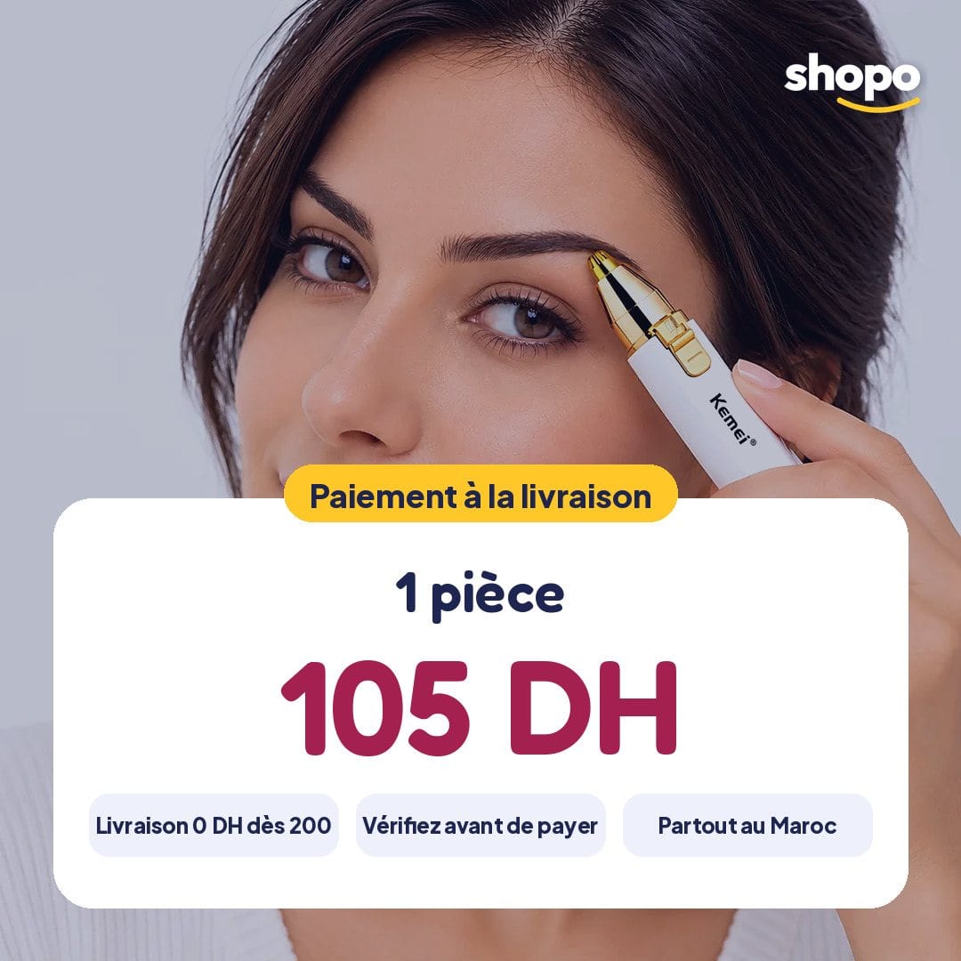 Rasoir sourcils et visage pour femme Kemei KM-6667, photo 6