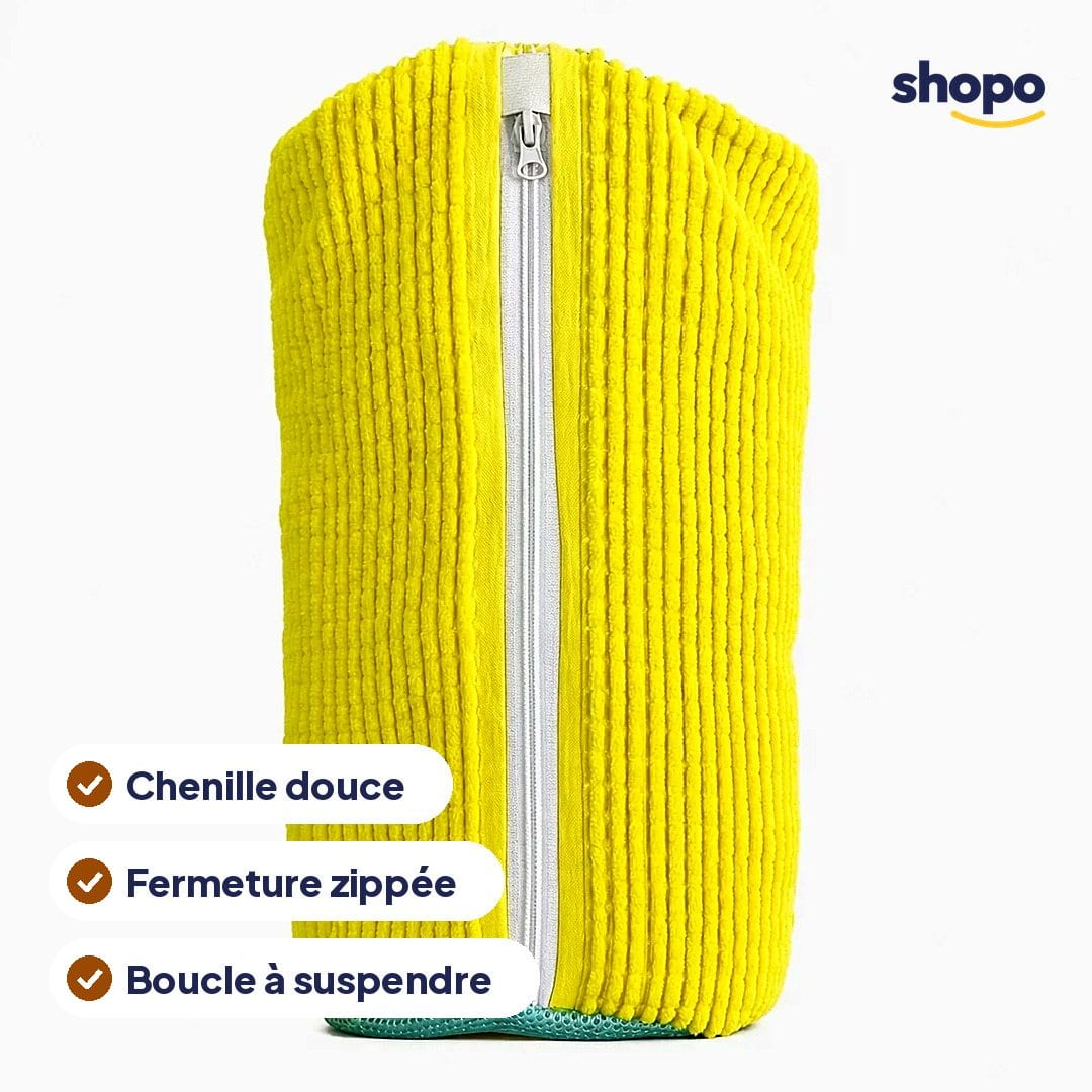 Housse de lavage pour baskets en chenille zippée, photo 2