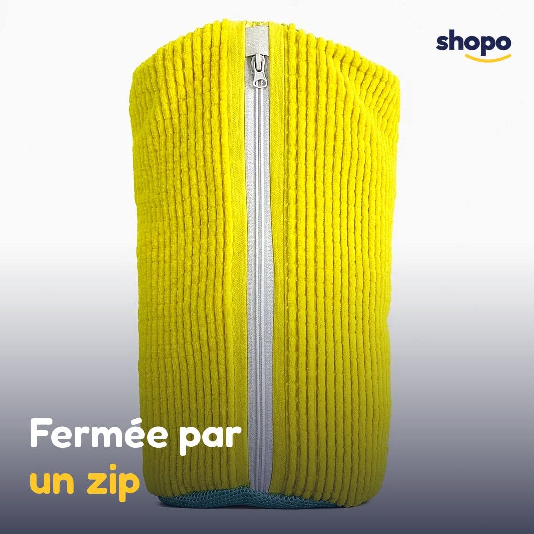 Housse de lavage pour baskets en chenille zippée, photo 5
