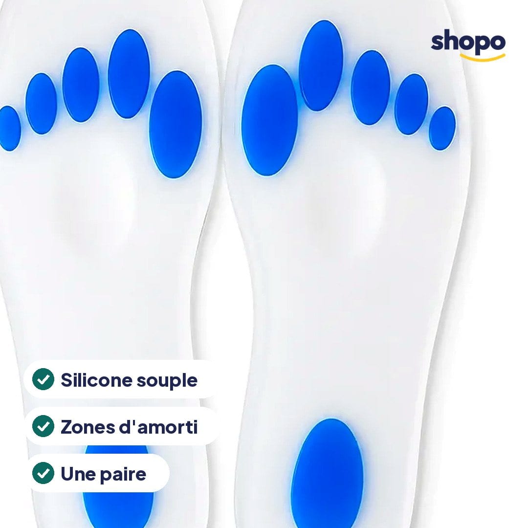 Semelles en silicone avec zones de confort, la paire, photo 2