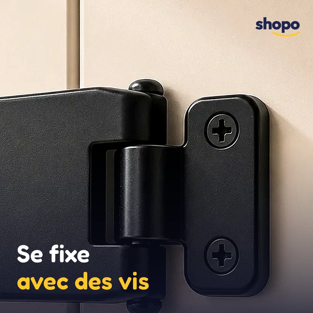Serrure à code pour placards et portes, noire, photo 5