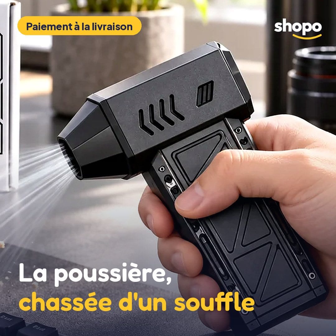 Souffleur d'air portatif noir pour le dépoussiérage, photo 1